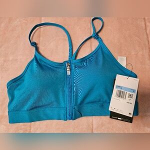 Nike sports bra blue medium
